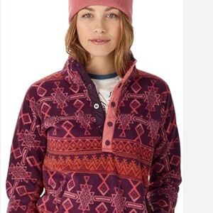 Burton Anouk flannel patterned pullover